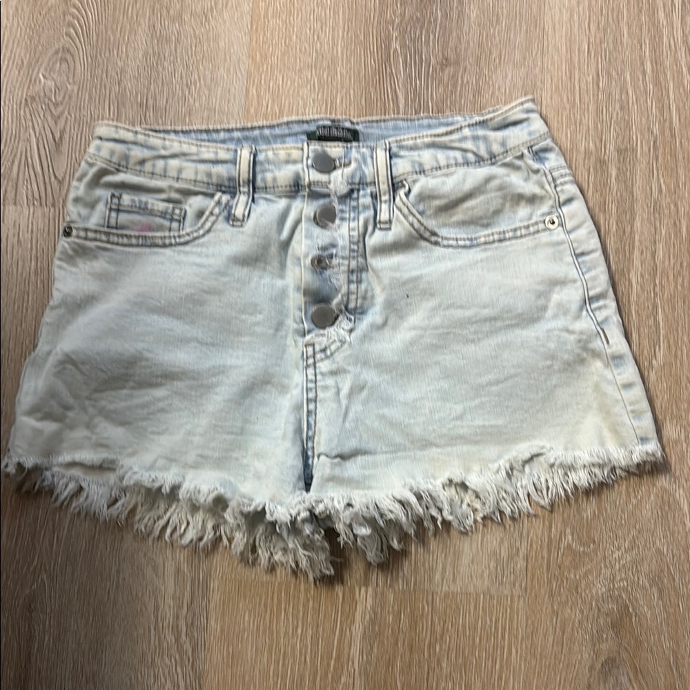Target Blue Light Wash Jean Shorts